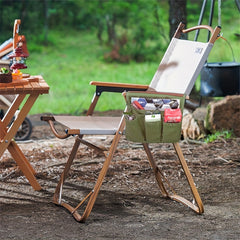 Outdoor Camping Chair Armrest Storage Bag