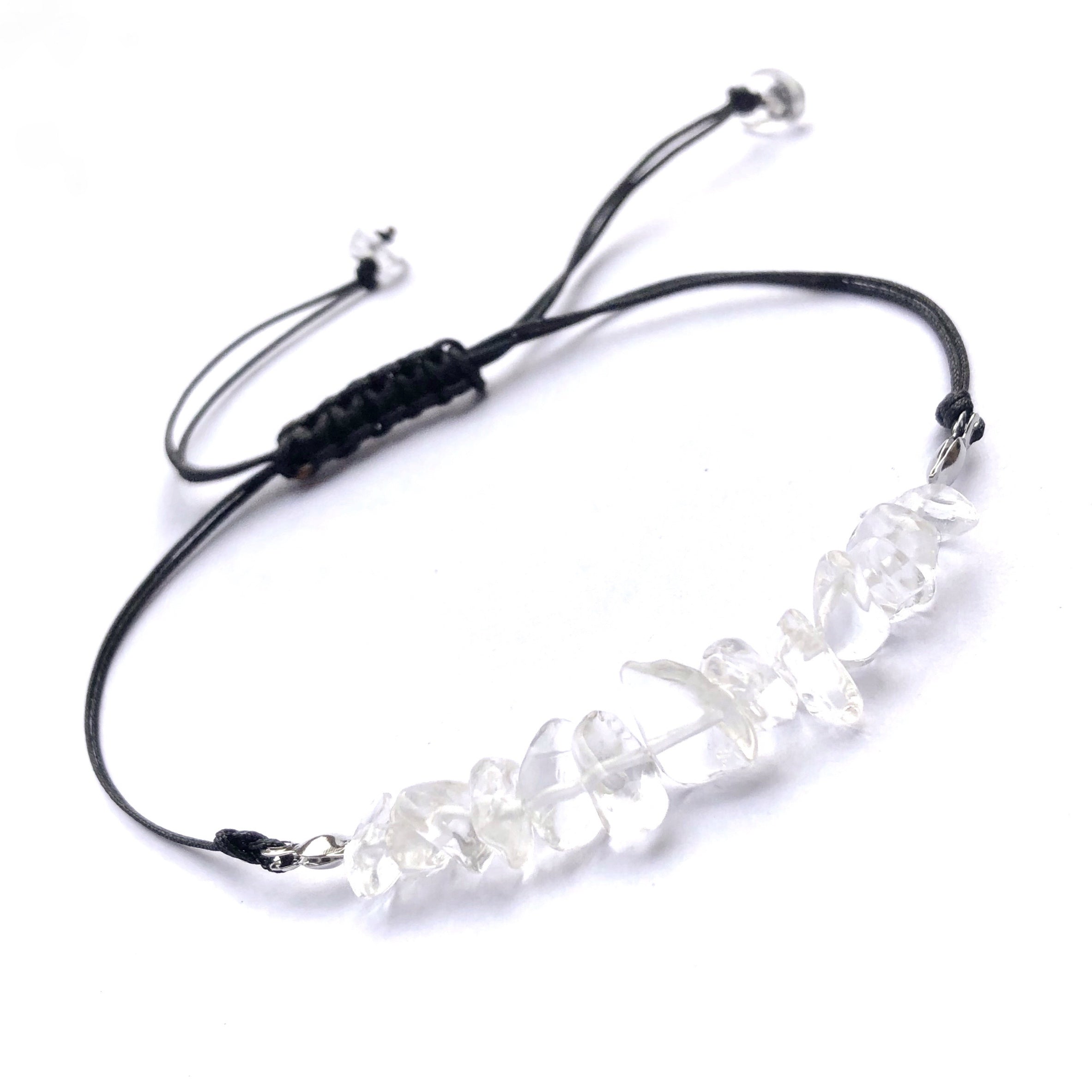 Miniy Stone Woven Bracelet Natural Stone Beads Braided Rope Stone Bracelet