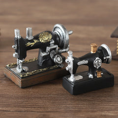 European Retro Resin Ornament Sewing Machine Model Decoration