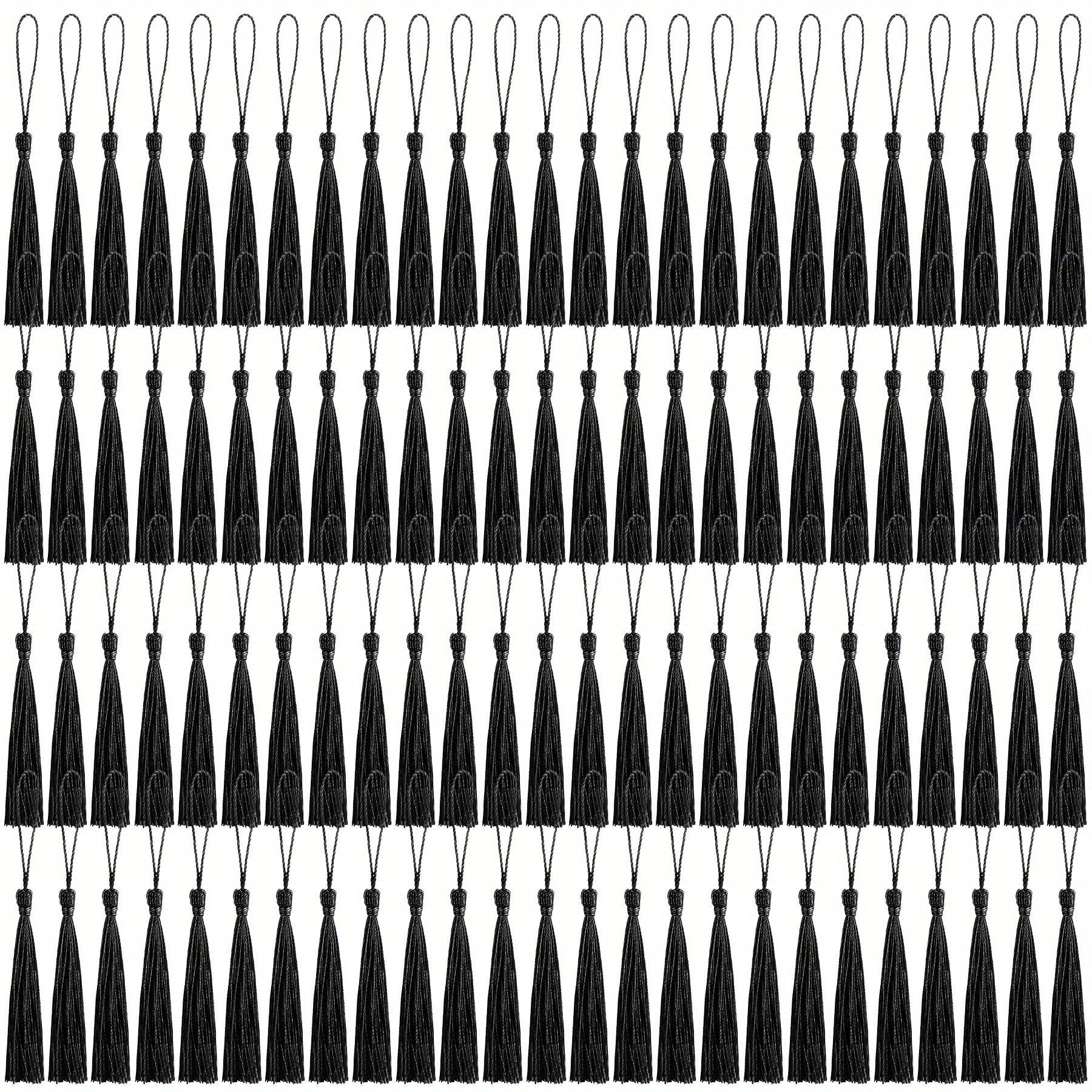 100pcs 144pcs Bookmark Tassels For Crafts Keychain Graduation
