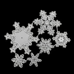 1pc Snowflake Metal Cutting Dies Happy Year Winter Holidays Decoration