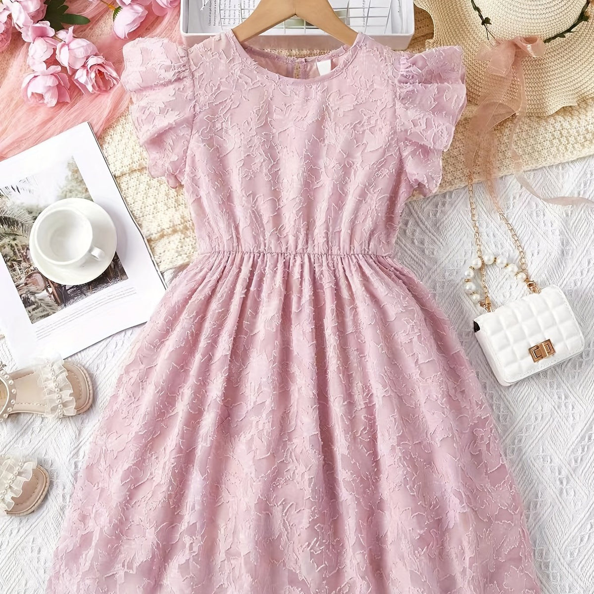 Girls' Boho Princess Dress & Casual Fit Party Dress
