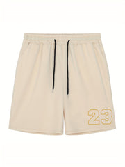 Men's 23 Print Cycling Shorts for Fitness Gym & Adventures