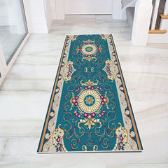 Distressed Boho Runner Rug with Anti Slip TPR Backing