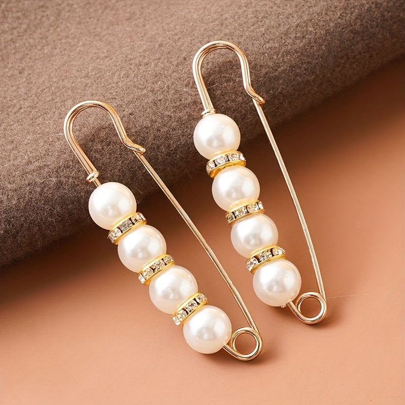 4pcs Clothes Safety Pins Waist Tightening Buckle Pants Brooch Women