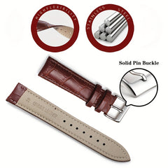 Leather Watchbands 20 22 24mm Watch Band Strap High Wrist Belt Bracelet