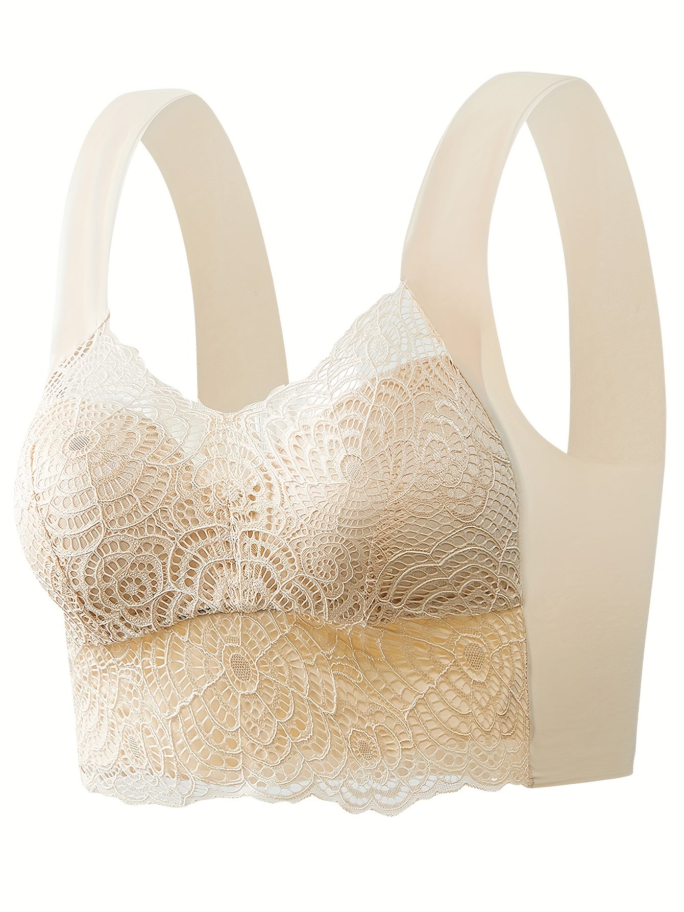 Lace Wireless Bra Full Coverage Tank Bra Women's Lingerie