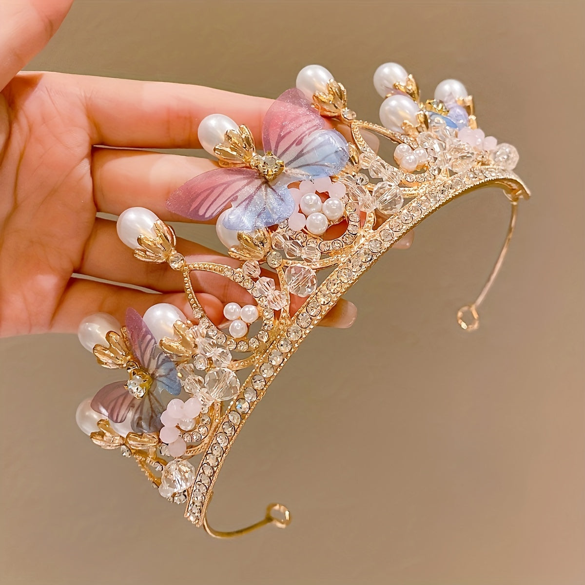 Horse Eye Drills Water Insertion Loving Comb Birthday Crown