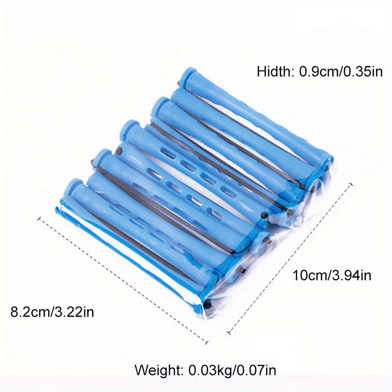 10 Pcs Cold Wave Rods Hair Curling Roller Hairdressing Tools