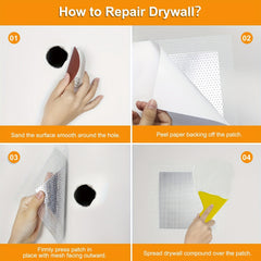 Wall Repair Agent Gypsum Board Repair Paste Scraper Sandpaper Filler