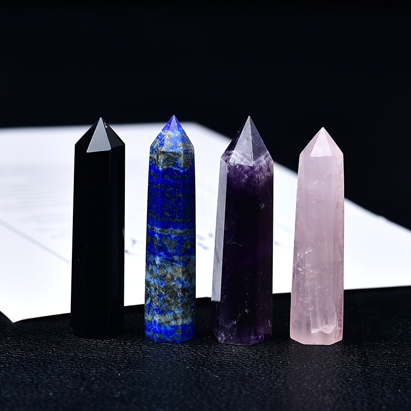 Small Natural Crystal Tower Point Healing Stone