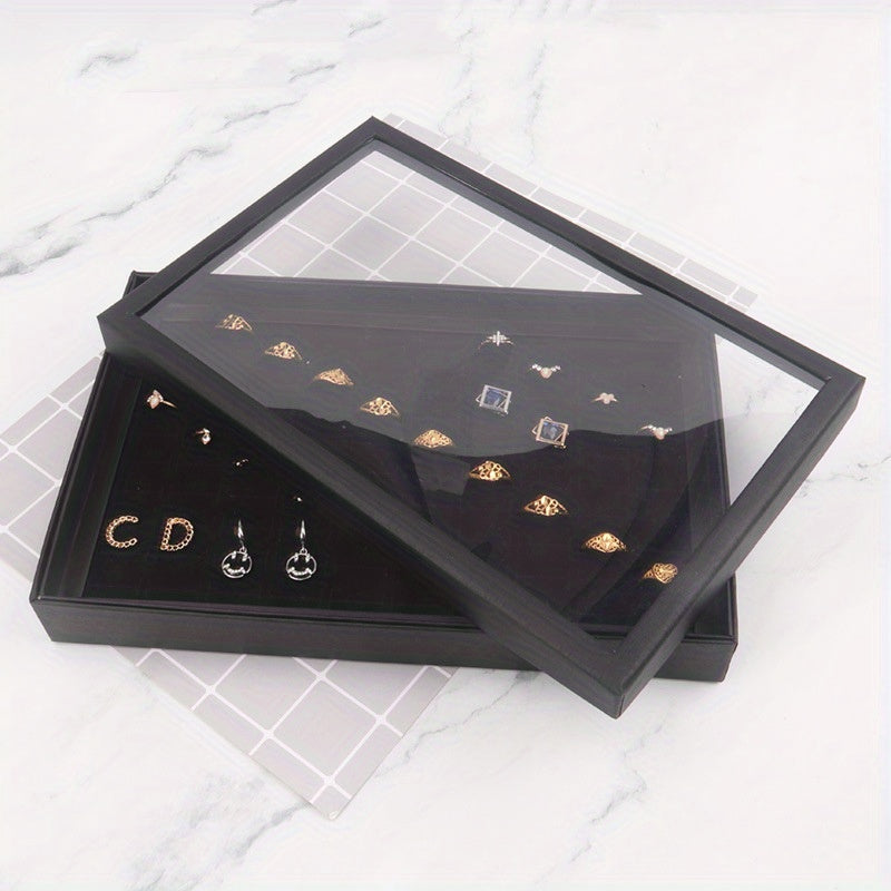 36 Holes Jewelry Box Transparent Earrings & Ring Storage