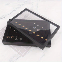 36 Holes Jewelry Box Transparent Earrings & Ring Storage
