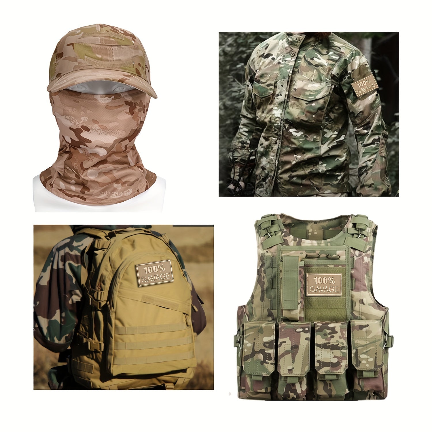 Savage Embroidered Patch for Outdoor Decoration