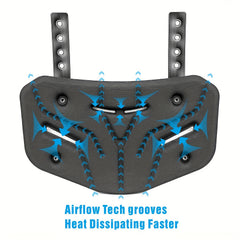 Football Back Plate with Vents Low Back Pad
