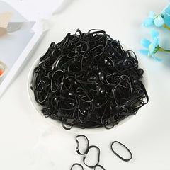 500pcs Colorful Mini Hair Bands Girls Ponytail Hair Accessories
