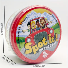 Spot It On the Road Fun Card Matching Travel Game for Kids Ages 7