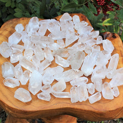 2" 2.54/5.08cm Transparent Quartz Crystal Point Pendant
