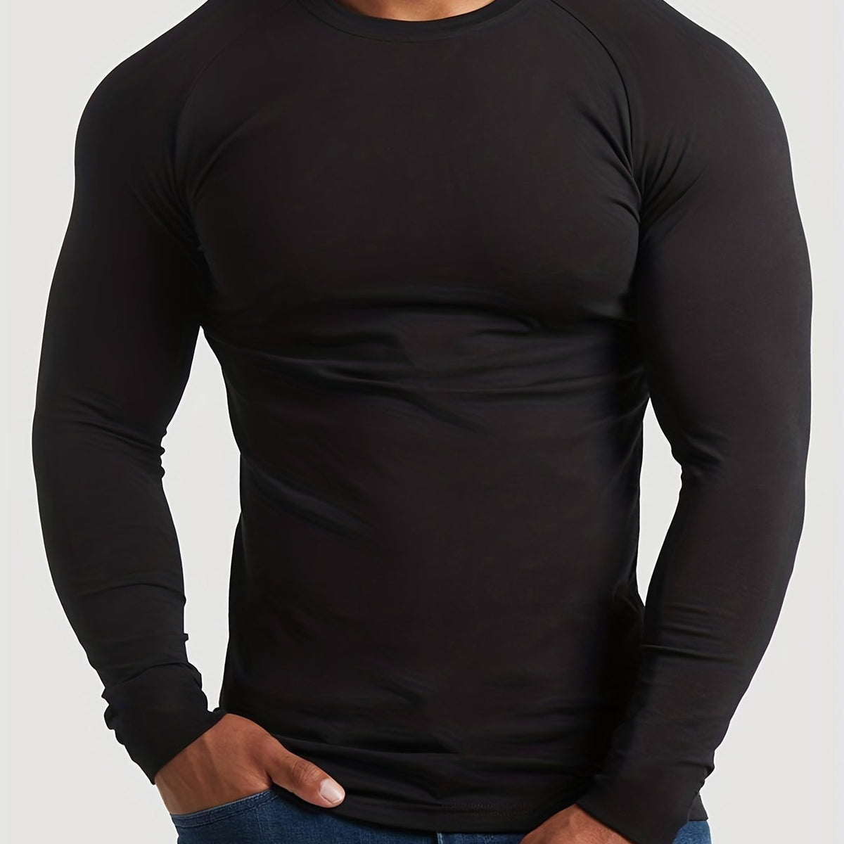 Men's Compression Workout Shirt High Stretch Base Layer