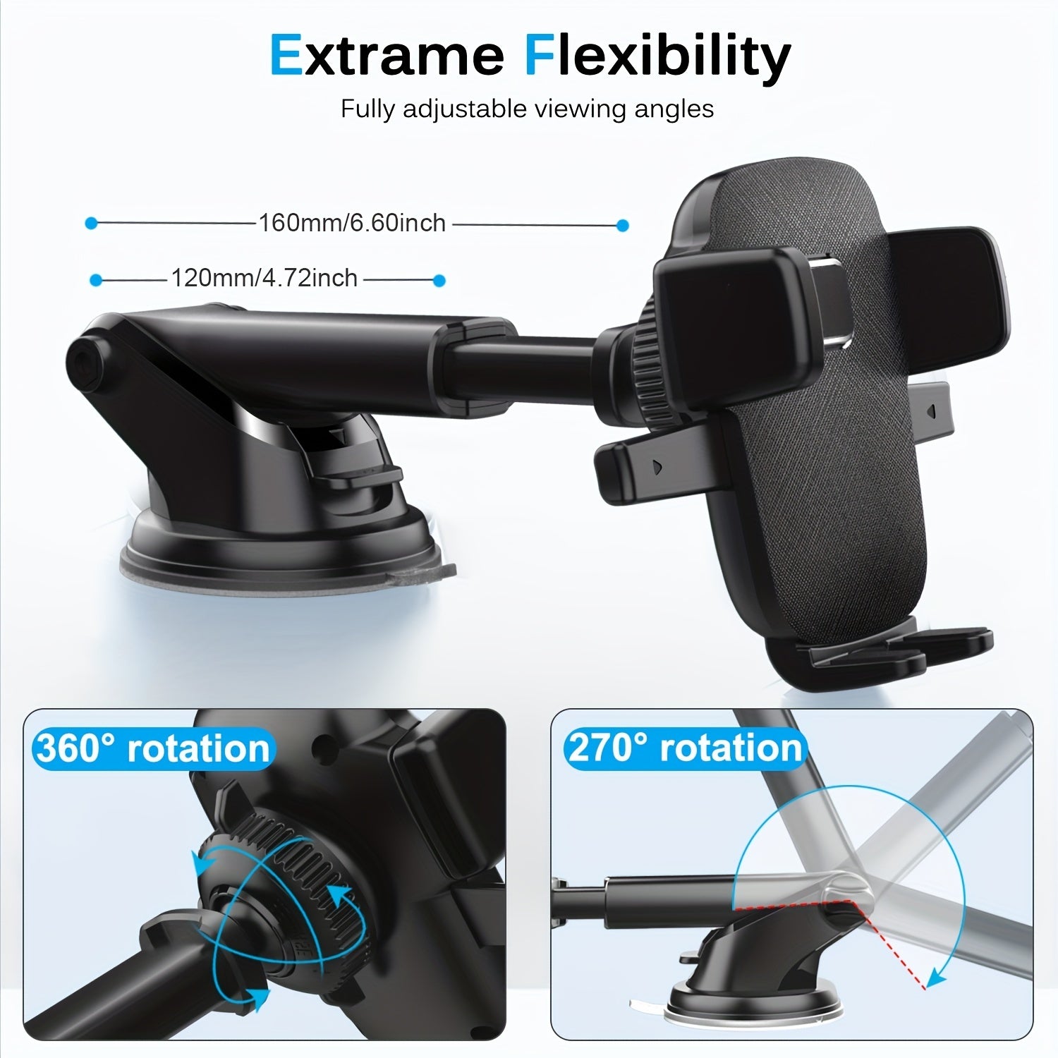 Universal Car Phone Holder Dashboard Air Vent Mount