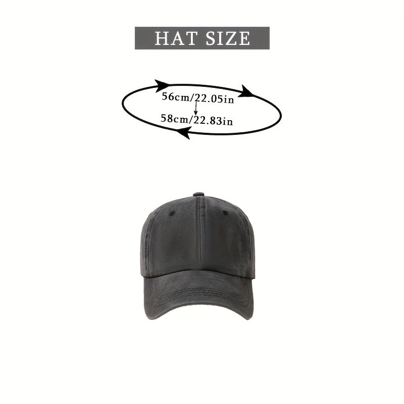 Distressed Baseball Cap Unisex Dad Hat Sun Hats For Women Men