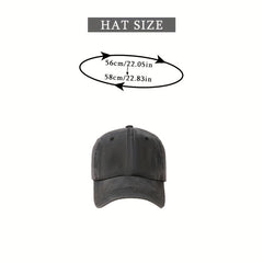 Distressed Baseball Cap Unisex Dad Hat Sun Hats For Women Men