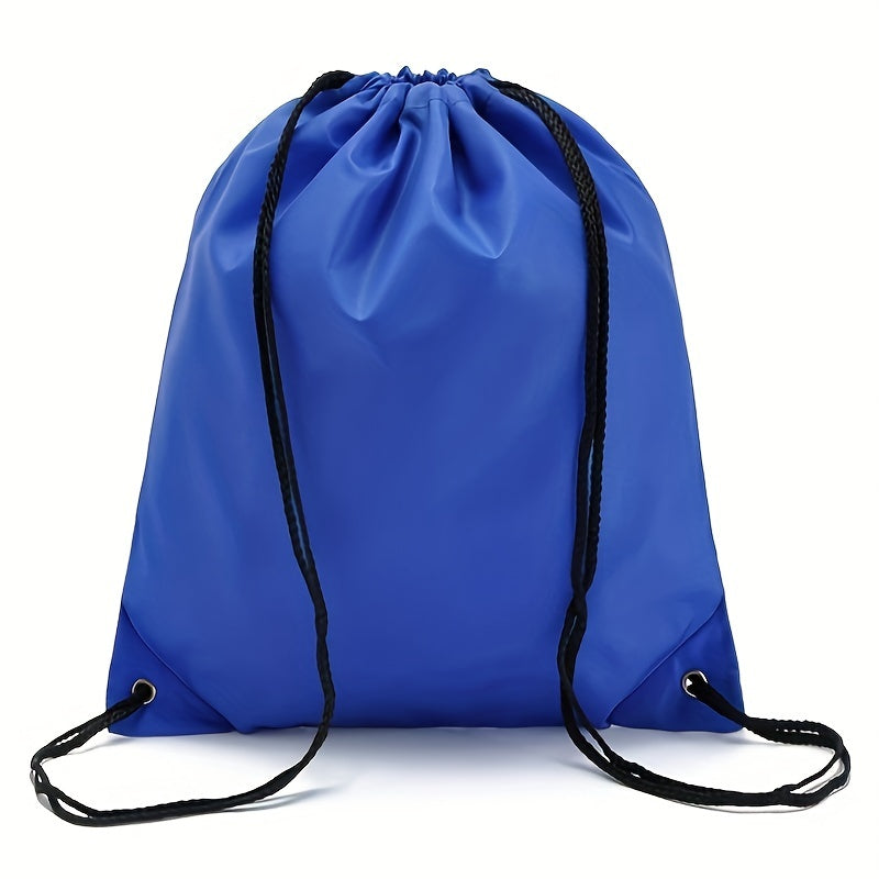 Lightweight Drawstring Gym Bag & Backpack with Multiple Pockets