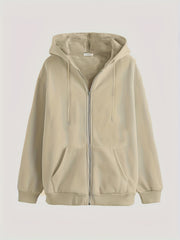  Casual Outfits: Solid Hoodie & Shorts Set