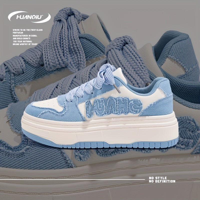 HUANQIU Women's Platform Sports Sneakers