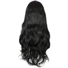 Long Curly Wig With Bangs Synthetic Wig Beginners Friendly Heat Resistant