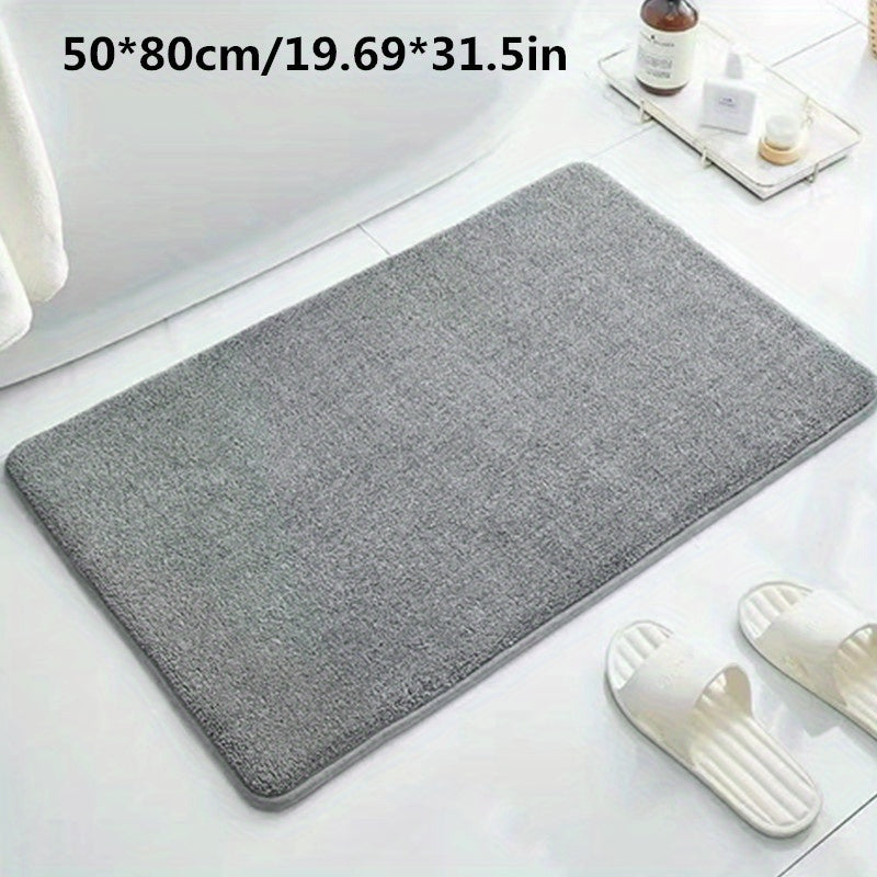 Soft Non Slip Absorbent Quick Drying Bath Rug - Durable Wear-resistant Mat