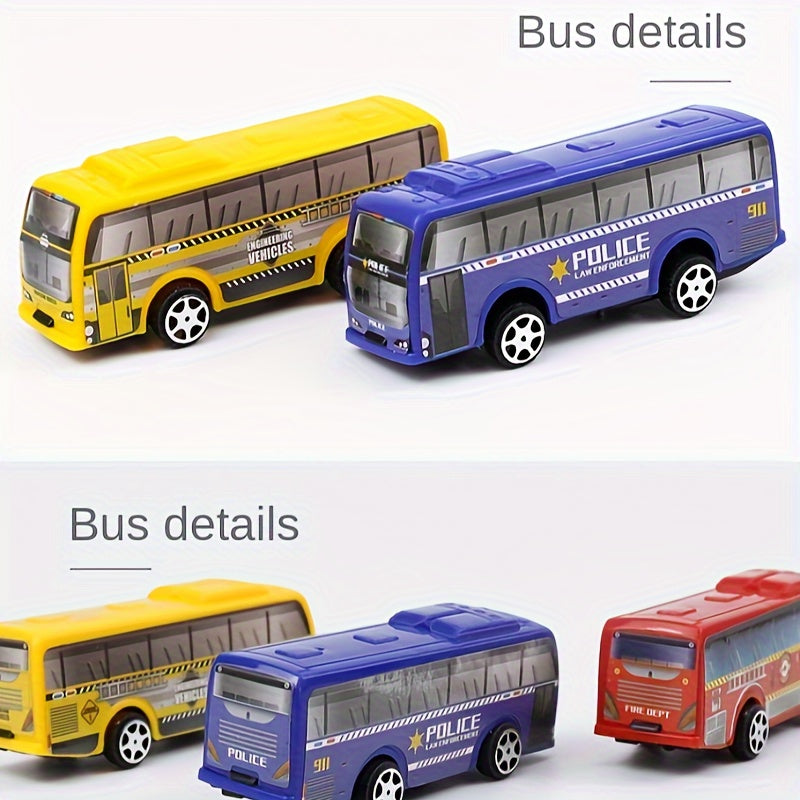 Simulation Bus Car Toy Big Bus Model Christmas Halloween Thanksgiving Gift