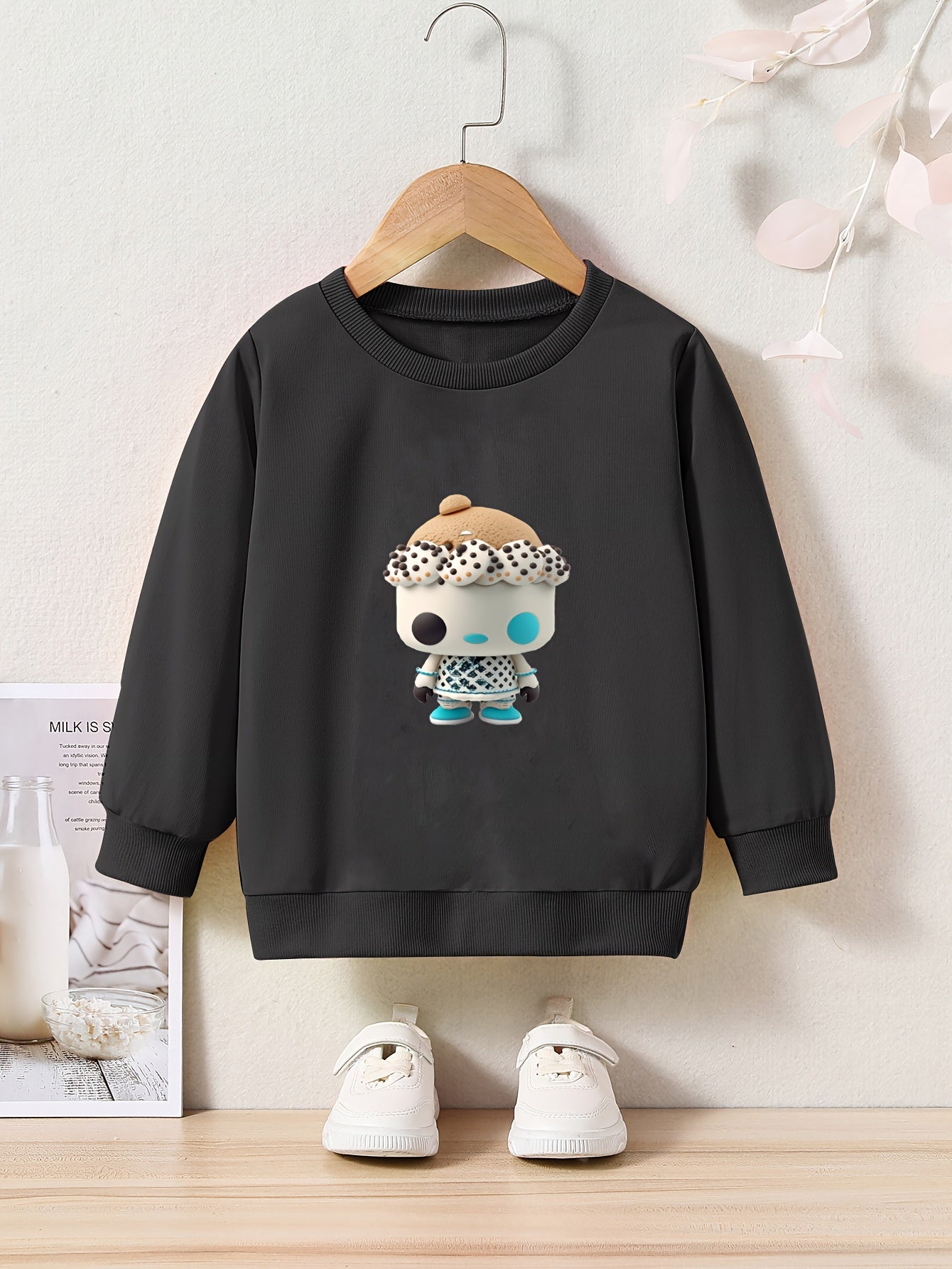 OERYUI Kids Graphic Sweatshirt Comfy Pullover Boys Girls Toy Gift