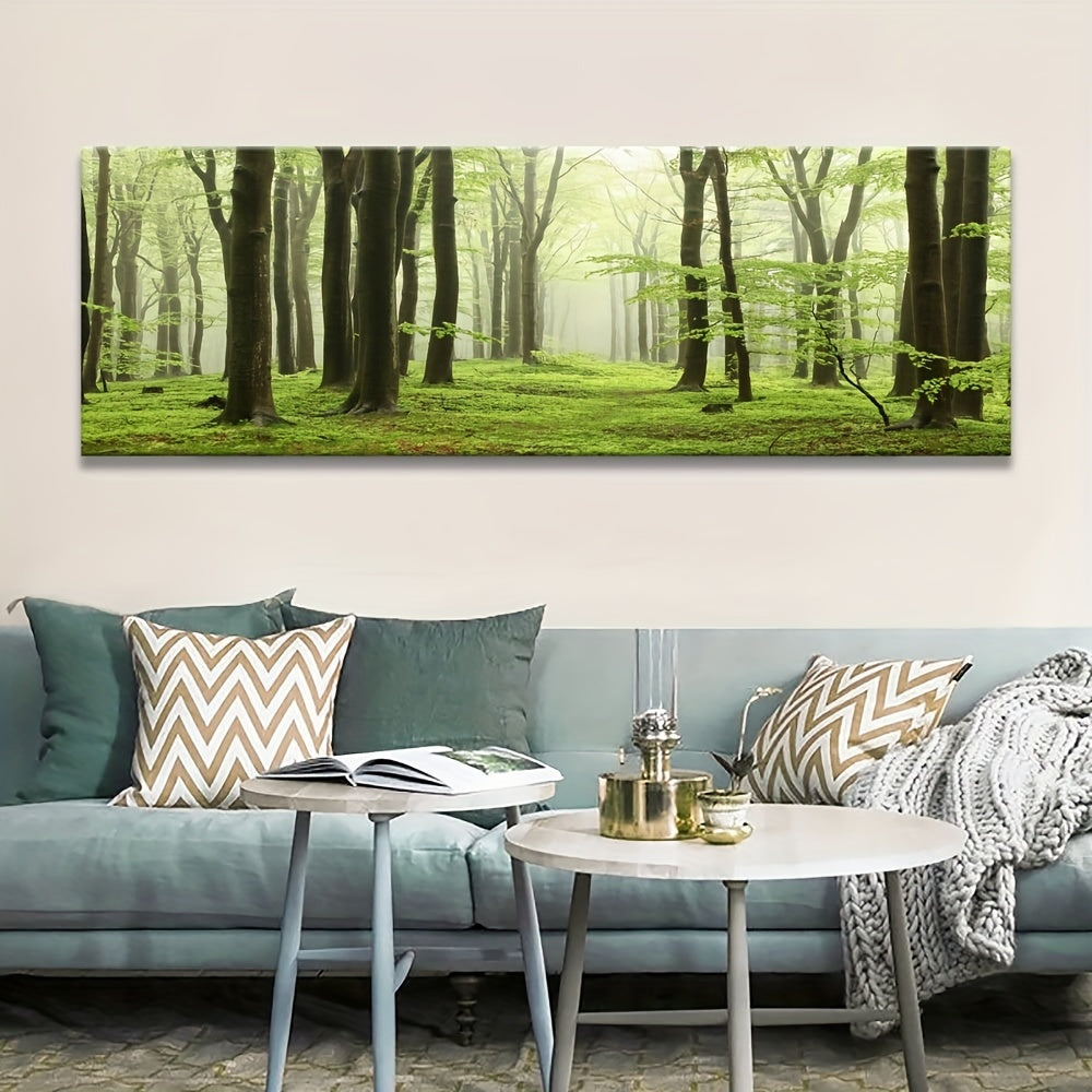 Large Green Forest Trees Art Landscape Wall Decor Canvas Prints