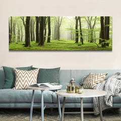 Large Green Forest Trees Art Landscape Wall Decor Canvas Prints