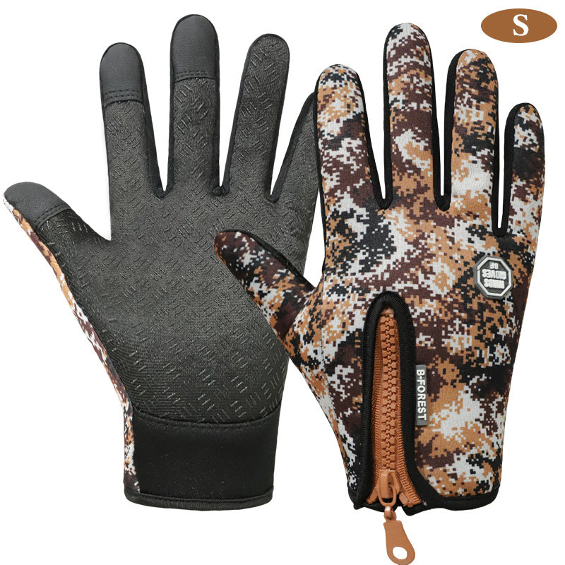 Winter Touch Screen Motorcycle Gloves Windproof Anti-Slip Unisex
