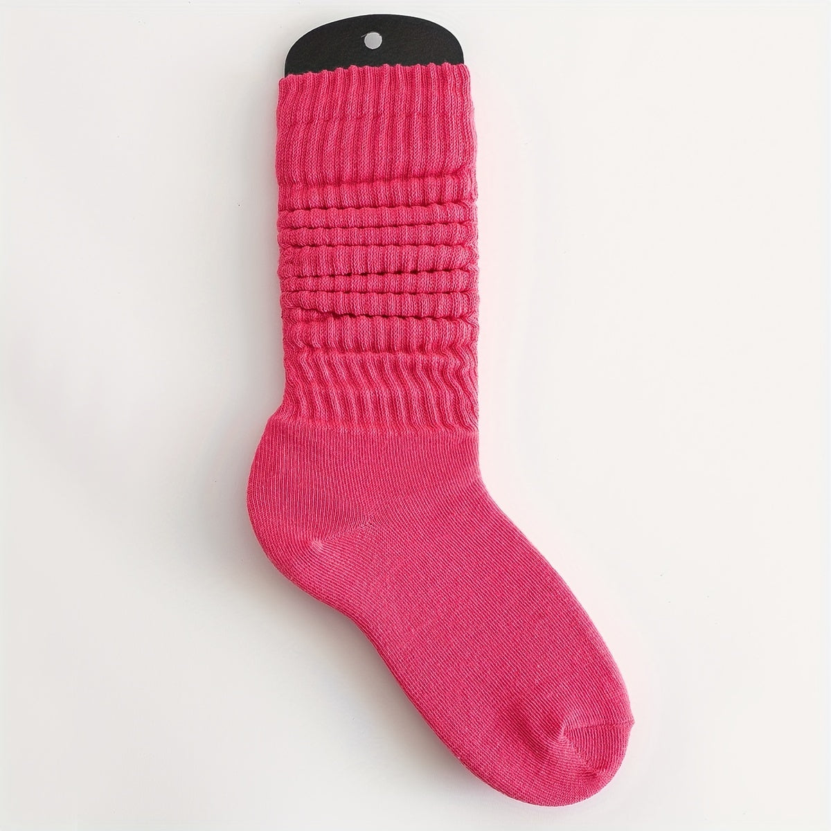 3 Pairs Solid Socks Soft Sports Women's Stockings