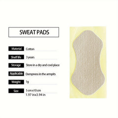 10pcs Underarm Sweat Pads Disposable Cotton Sweat Pads