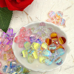 Colorful Flower Petal Jewelry Making Kit - 15pcs
