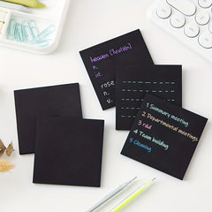 4pads 200pages Creative Sticky Notes Self adhesive Easy To Stick On