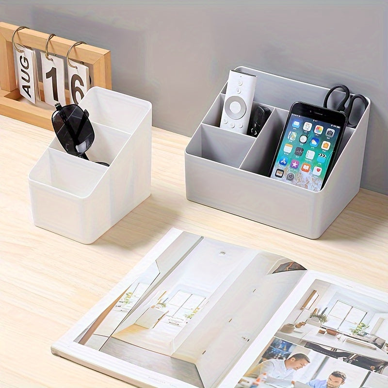 Minimalist Desktop Storage Box for Cosmetics, Remote Control, Stationery
