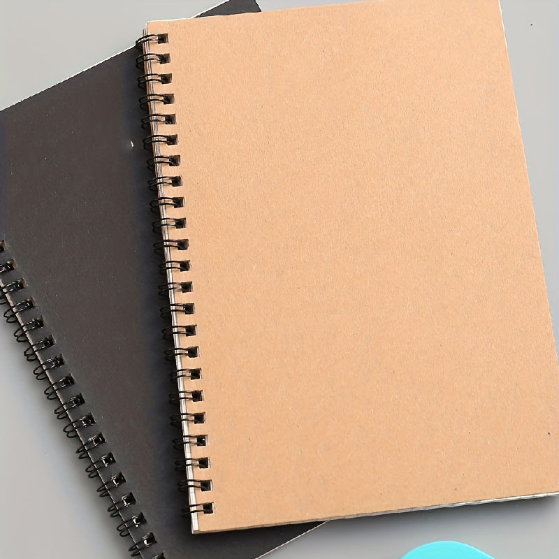 A5 Hardcover Notebook 60 Sheets 120 Pages Khaki Travel Diary Meeting Notes