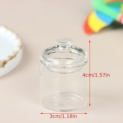 1:12 Dollhouse Glass Candy Jar for Decor