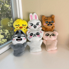 K Pop Themed Plush Dolls Animal Shapes Bear Rabbit Cat