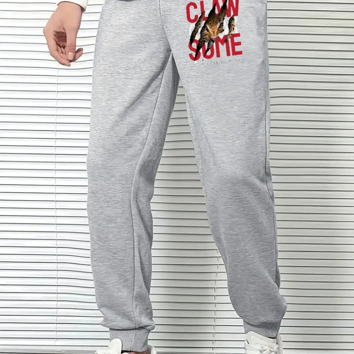Men's Breathable Drawstring Joggers Loose Fit Pants