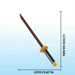 Anime Building Blocks Weapon Scabbard Set for Boys