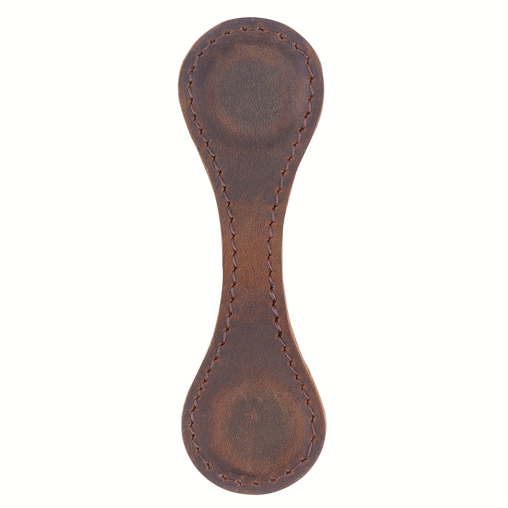 Crazy Horse Faux Leather Magnetic Bookmark Clip