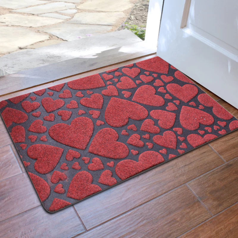 Printed Entryway Rug Decorative Front Door Mat Anti-slip Floor Mat 38x14 inches
