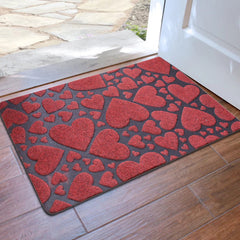 Printed Entryway Rug Decorative Front Door Mat Anti-slip Floor Mat 38x14 inches