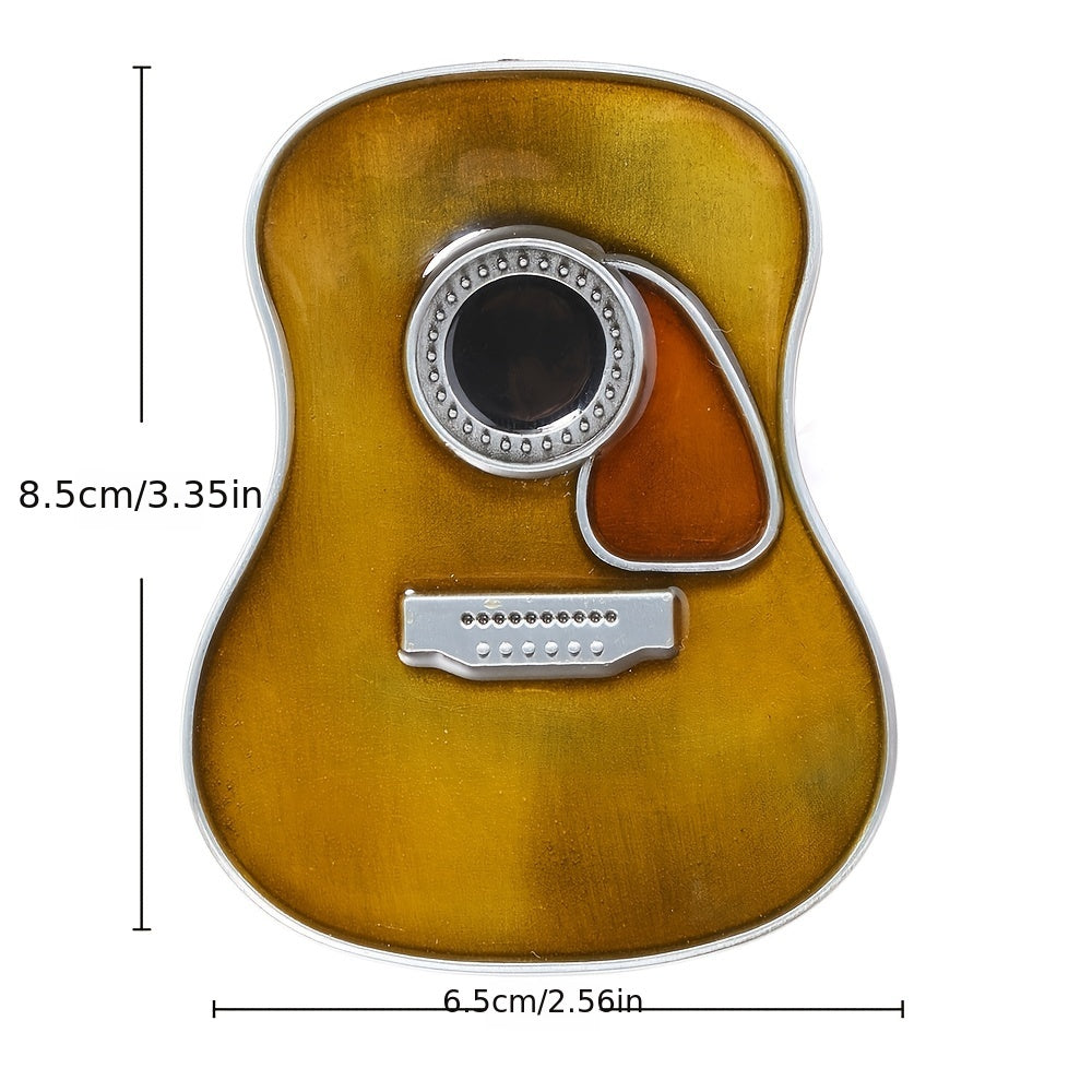 Violin-Shaped Belt Buckle for Men